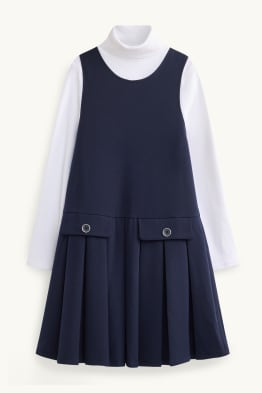 Set - Kleid und Langarmshirt - 2 teilig