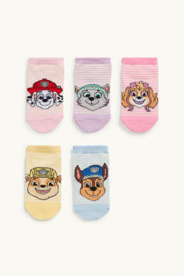 Multipack 5er - PAW Patrol - Skye - Sneakersocken mit Motiv