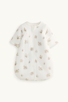 Woodland animals - baby sleeping bag - 0-4 months