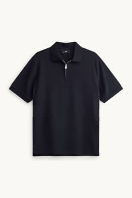 Polo shirt - regular fit - textured