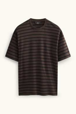 T-shirt - relaxed fit - gestreept