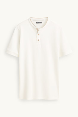 T-shirt - met structuur