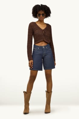 Bermudas en jean - mid waist