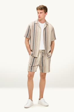 Short - gestreept - met structuur