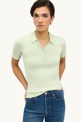 Poloshirt - regular fit - geribd