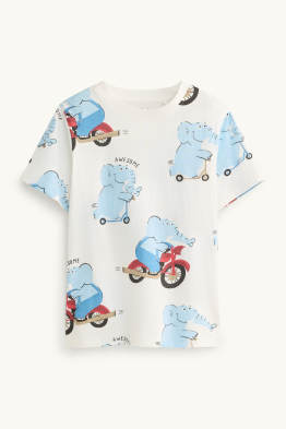 Elefantes - camiseta de manga corta