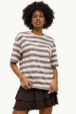 Camiseta - extragrande - de rayas