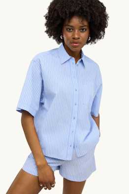 Hemdbluse - gestreift