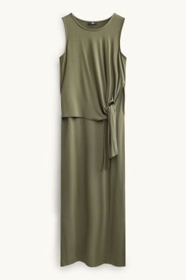 Robe en viscose - straight fit