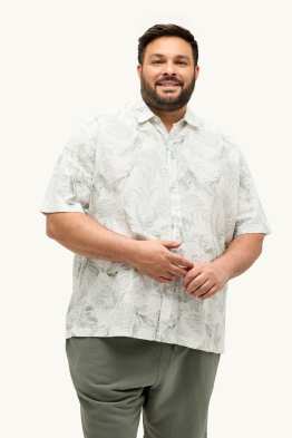 Hemd - Regular Fit - strukturiert - gemustert