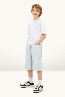 Jeans-Bermudas