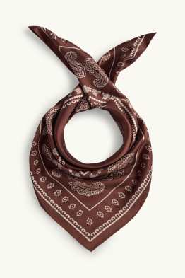 Foulard en satin - à motif