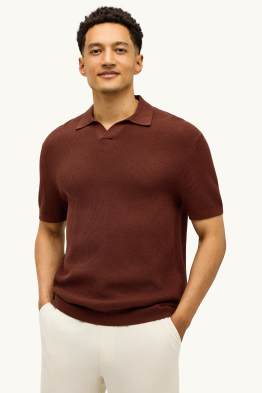 Strick-Poloshirt - Relaxed Fit