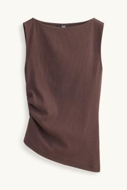 Haut - finition côtelée