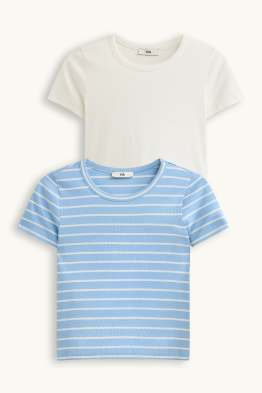 Multipack 2er - Kurzarmshirt - gestreift
