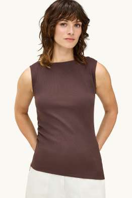 Haut - finition côtelée