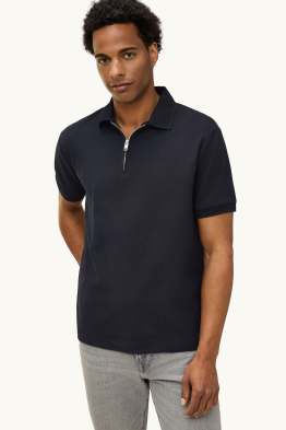 Polo shirt - regular fit - textured
