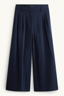 Stoffhose - High Waist - Wide Leg