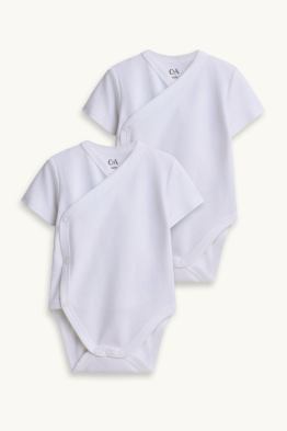Pack de 2 - bodies cruzados para bebé