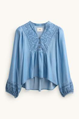 Jeans-Bluse