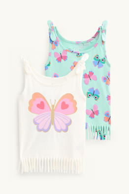 Multipack 2er - Schmetterling - Top