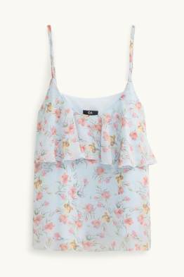 Chiffon blouse top - floral