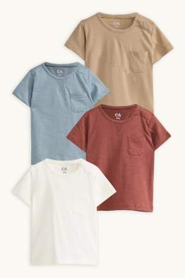 Confezione da 4 - maglia a maniche corte