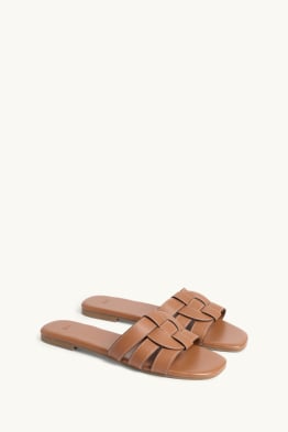 Sandals - faux leather