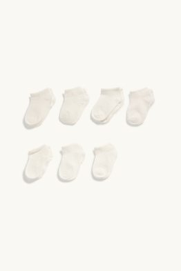 Multipack 7er - Baby-Socken - gerippt