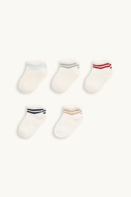 Multipack 5er - Baby-Socken - gerippt