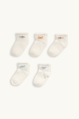 Multipack 5er - Meerestiere - Baby-Socken mit Motiv