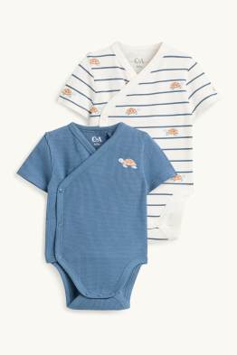 Set van 2 - schildpad - wikkelrompertjes