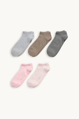 Lot de 5 paires - socquettes de sport