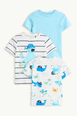 Lot de 3 - animaux marins - T-shirts