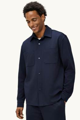 Shirt jacket - relaxed fit - kent collar