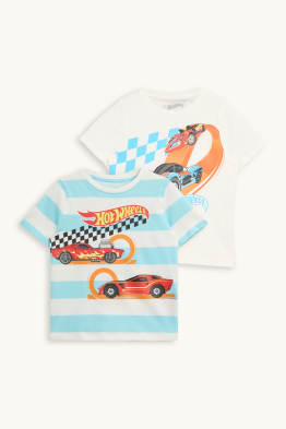 Multipack 2 buc. - Hot Wheels - tricou cu mânecă scurtă - cu dungi