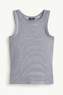 Top - gestreept