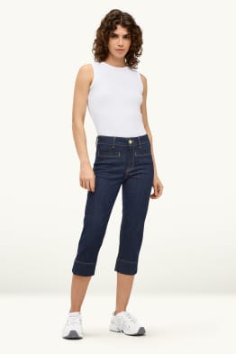 Jeans capri - vita media - slim fit - LYCRA®
