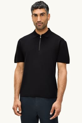 Strick-Poloshirt - Regular Fit
