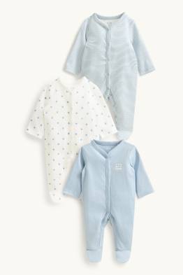 Pack de 3 - estrellitas - pijamas para bebé