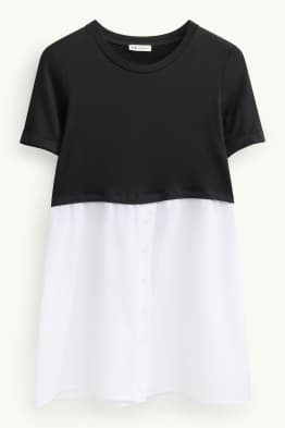 Umstands-T-Shirt - 2-in-1-Look