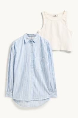 Set - Bluse und Top - 2 teilig