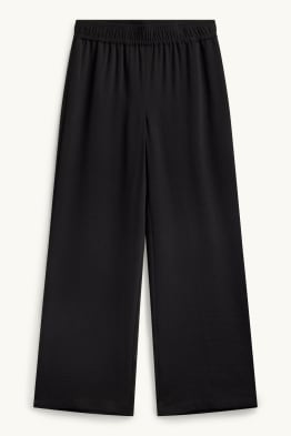 Stoffhose - Mid Waist - Palazzo
