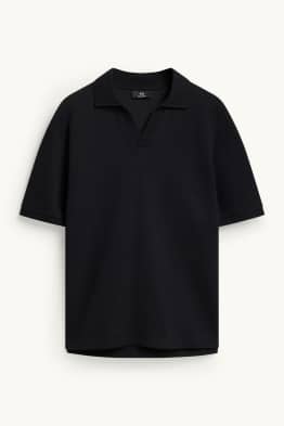 Polo - relaxed fit - con textura