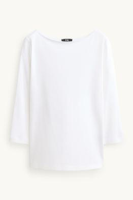 Longsleeve - slim fit - ribstof
