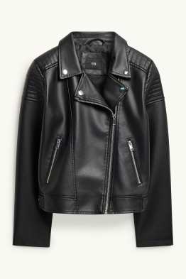 Caçadora biker - pell sintètica
