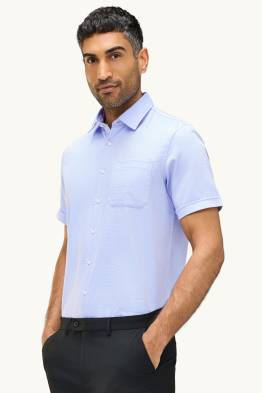 Business shirt - regular fit - kent collar - textured