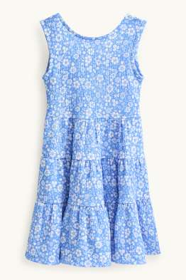 Flores - vestido - con textura