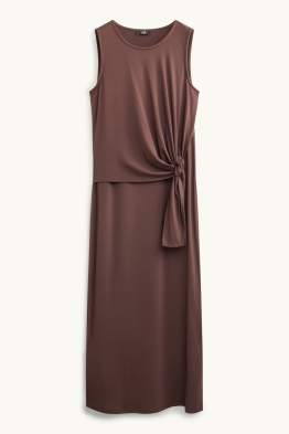 Viskose-Kleid - Straight Fit