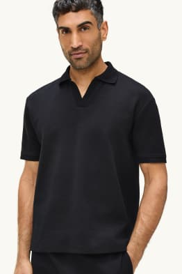 Polo - relaxed fit - con textura